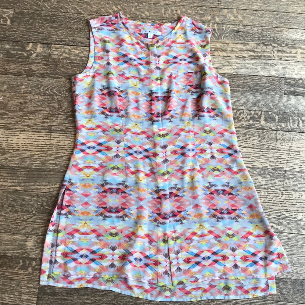 Pretty Sheer CAbi Southwestern Print Tunic
